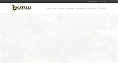 Desktop Screenshot of locatelliwinery.com
